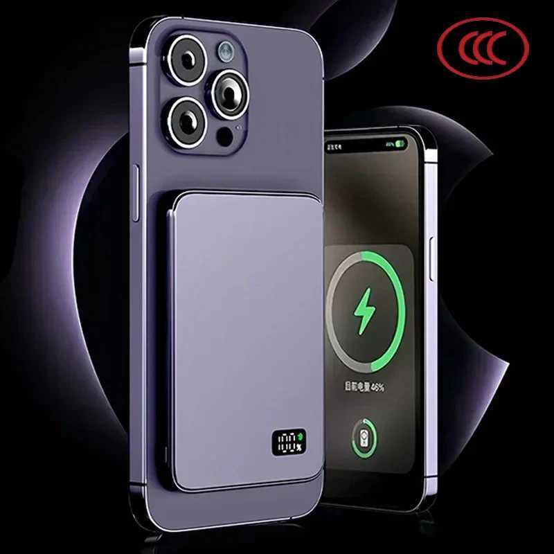 CCC Certified China standard Thin Ultra Power Bank for Magnetic Wireless Portable Battery Display for iwatch Airpods J251114