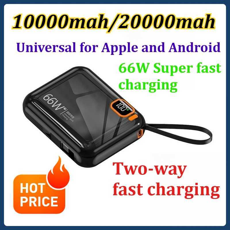 1000020000mAh Power Bank Portable HighCapacity USB Type C Twoway Fast Charging Mini Powerbank for and Android J251114