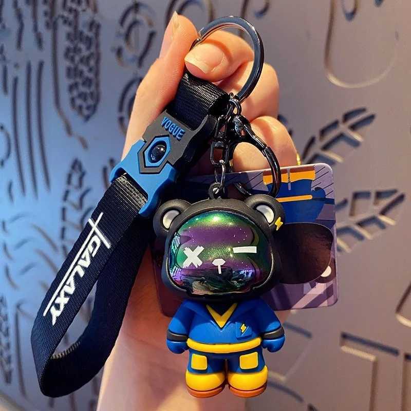 2024 New Cute Bear Keychain Cartoon Doll Keyring for Men Car Keychain Souvenirs Women Bag Pendant Jewelry Kids Birth Gift J251121