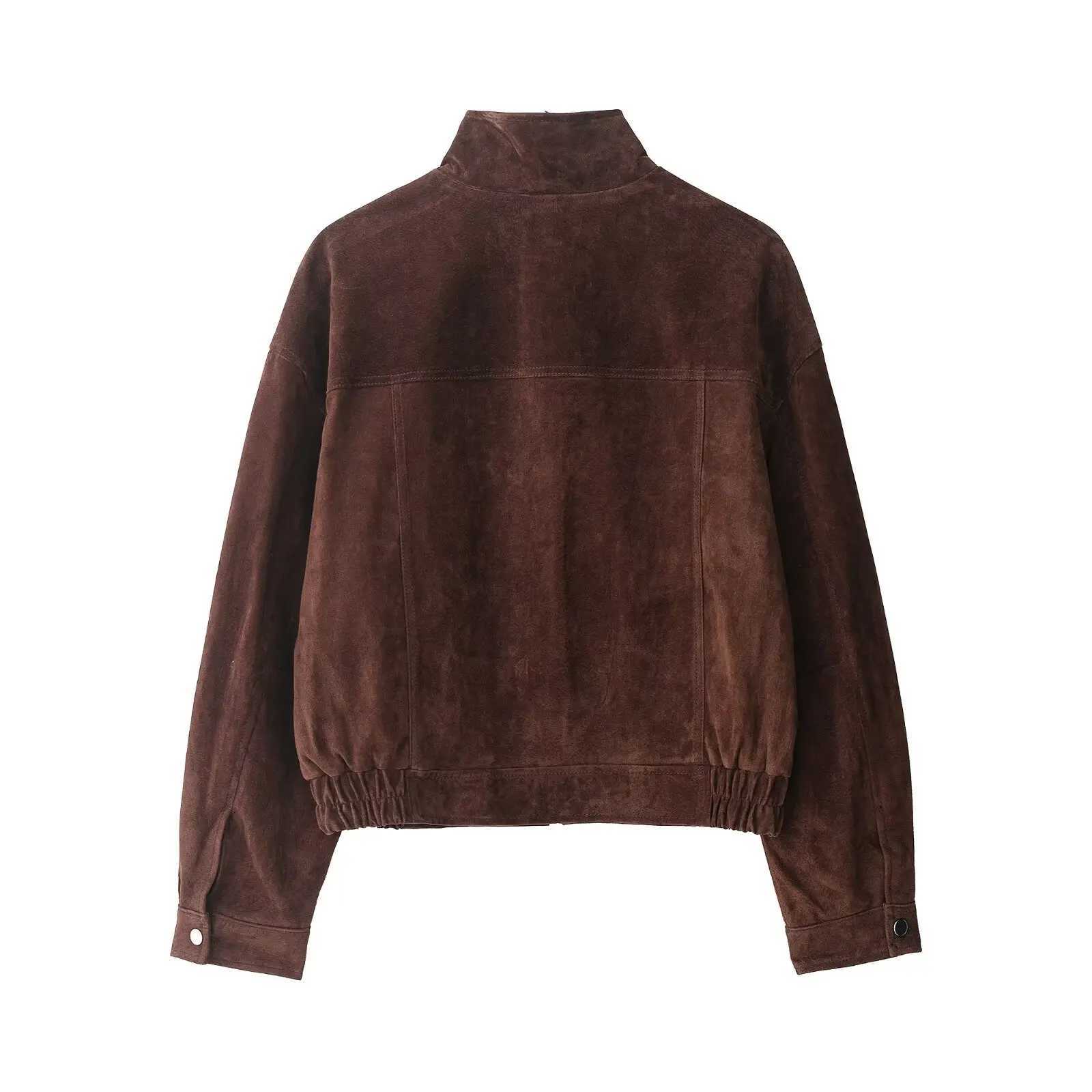 Womens Autumn Jackets 2025 New Fashion Big Pocket Elegant Womens Loose Warm Jackets Autumn Street Chic Young Student Coats1 Y251105