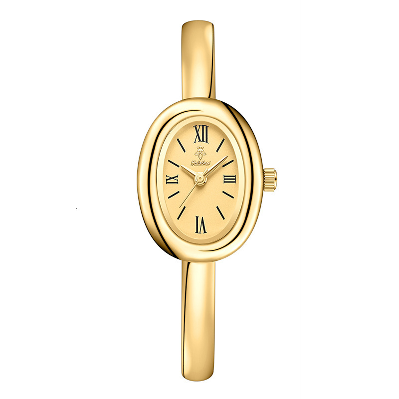 Designer Watch Yalalusi Luxury Watch High-end Watch Oval Bracelet Women's Watch Gold Watch Simple Quartz Watch