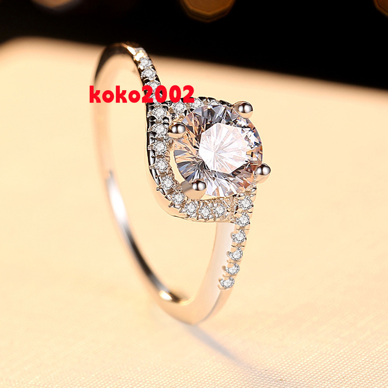 Wholesale Price GRA Moissanite Round Moissanite VVS Moissanite Round Diamond Ring