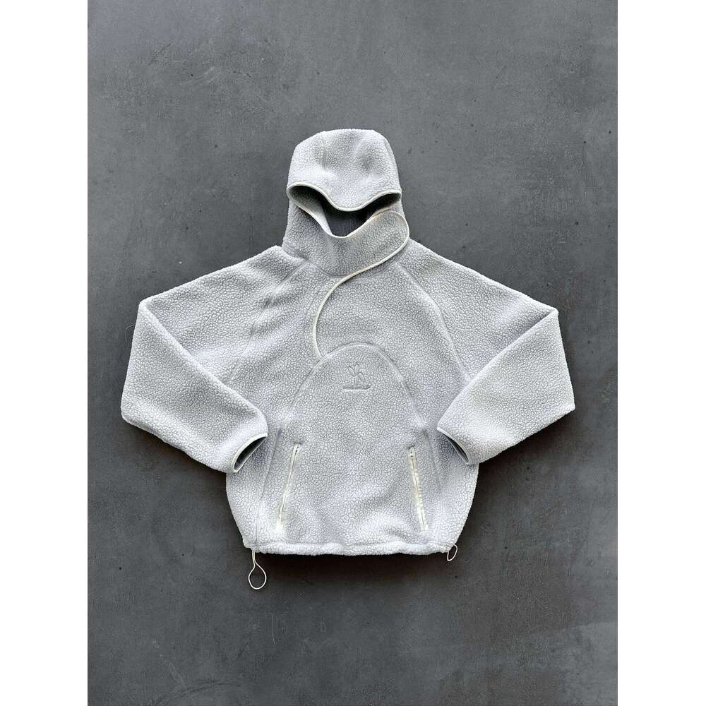 Ins Fleece Couple Style Unique Patchwork Fashion Pullover Hoodie