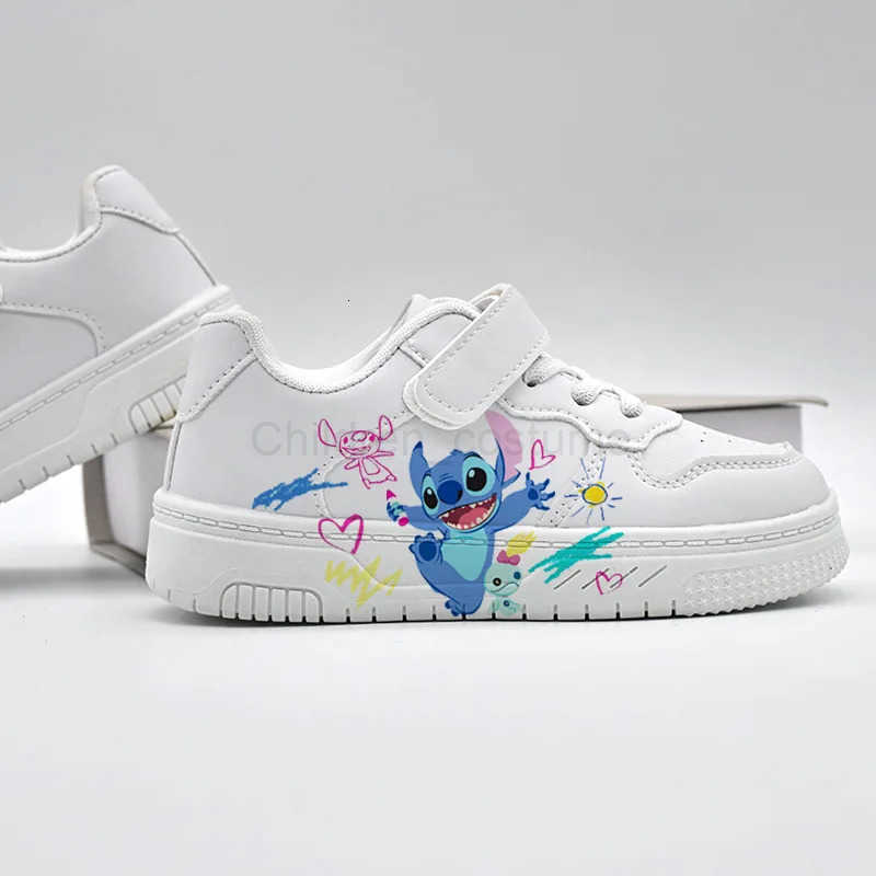 Disney Stitch Tennis Shoes Kawaii Stitch Kids Sport Shoes Children Casual Sneakers Anime Lilo Stitch Basket Shoes Size 2635 H251022