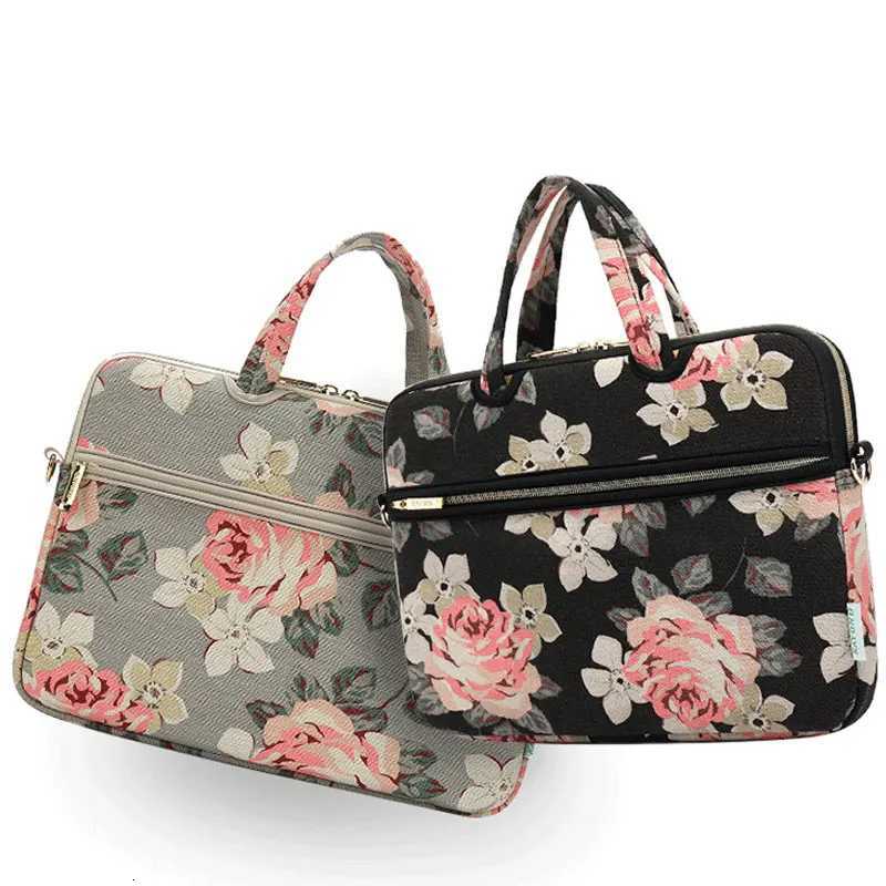 131415Inch Women Fashion Shockproof Briefcase Laptop Bag Detachable Shoulder Strap Crossbody Bag Business PC Handbag Case Men W251022