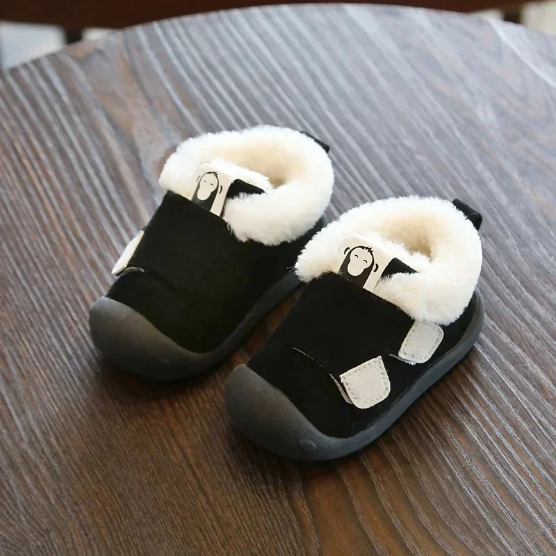 Autumn Winter Baby Girls Boys Snow Boots Warm Plush Infant Shoes Kids Outdoor Comfortable Soft Soled Children Cotton 251022