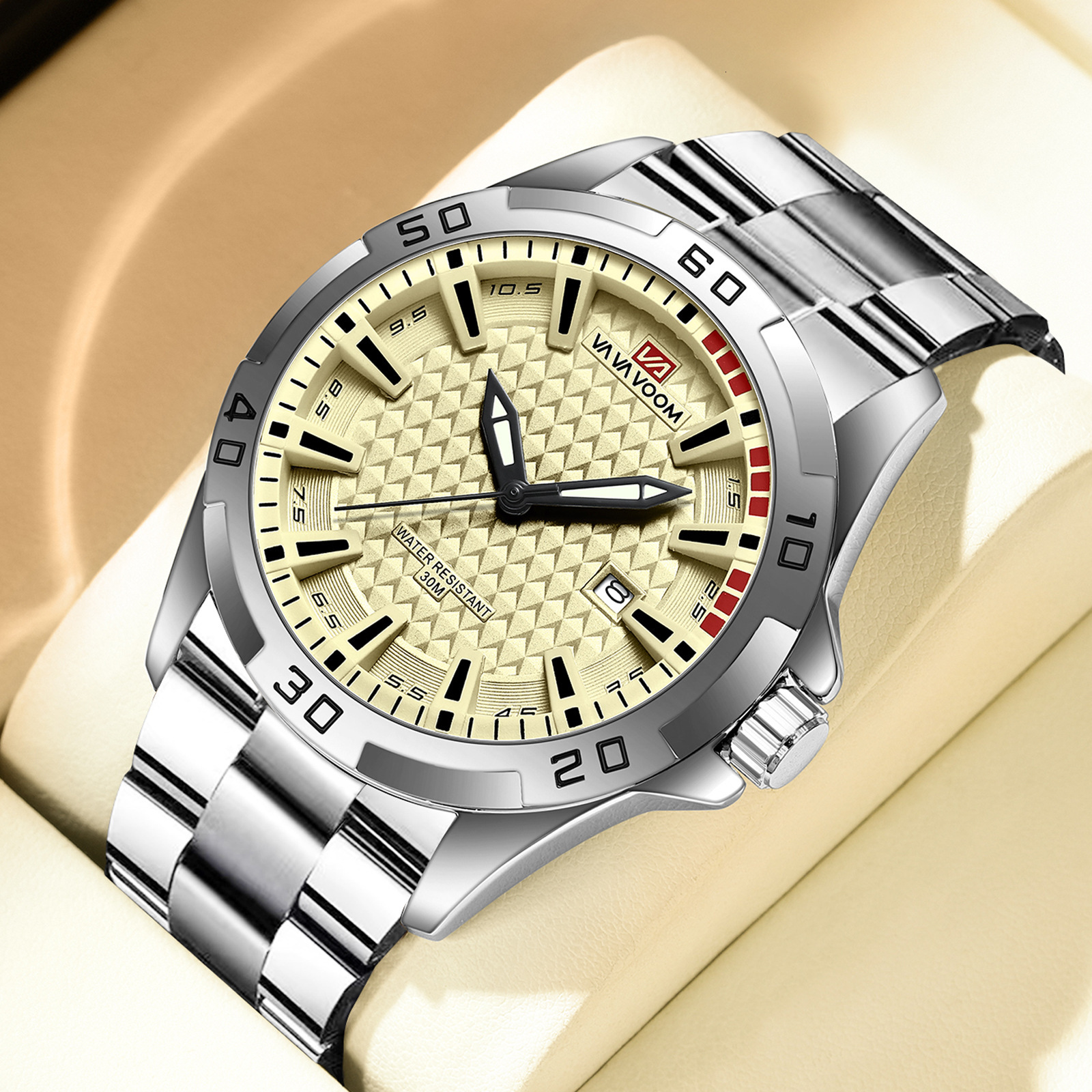 Designer Watch Concept Luxury Watch Watch Waterproof Quartz Watch Large Dial Luminous Men's Watch Air Hole High-end Fashion Watch Men