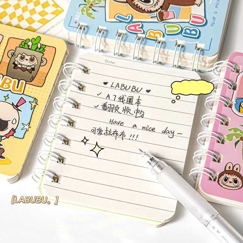A7 Cartoon Capybara Coil Notebook Kawaii Learning Coil Book Cute Study Pocket Notepad Small Notebook School Stationery J251022