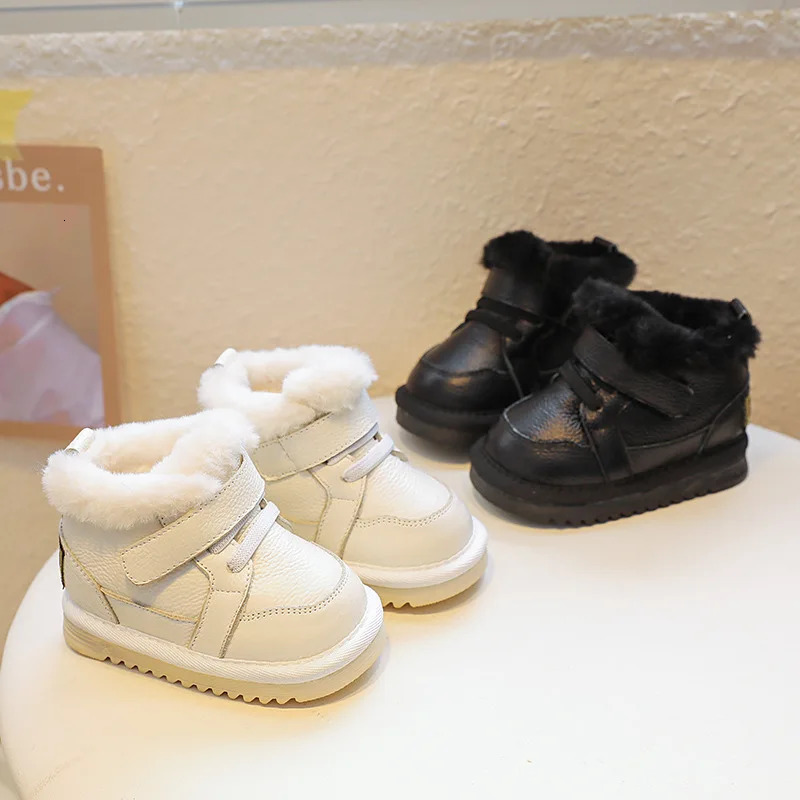Winter Children Boots for Baby Girls Boys Outdoor Shoes Warm Plush Kids Snow Nonslip Windproof waterproof Infant 251022
