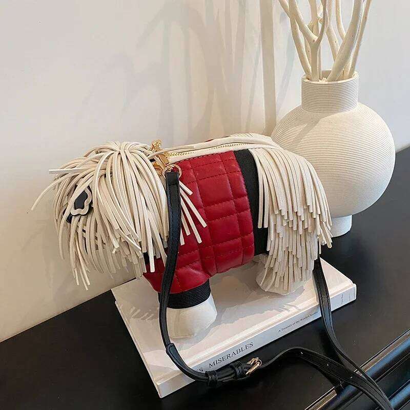 Unique Designer Purse and Handbags for Women Leather Shoulder High Quality 3D Dog Shape Wedding Evening Clutch Party Bag