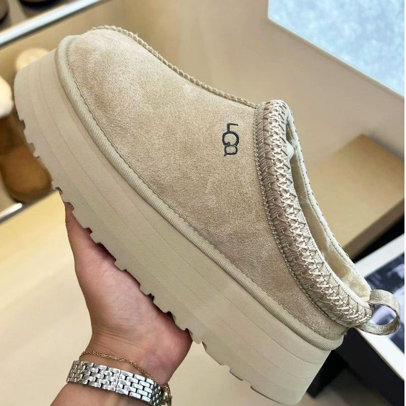 Tazz Slippers tasman fur Designer Shoes slides boot sandals classic ultra mini platform boot Suede Shearling Disquette Slipper men women shoes Ankle mules winter