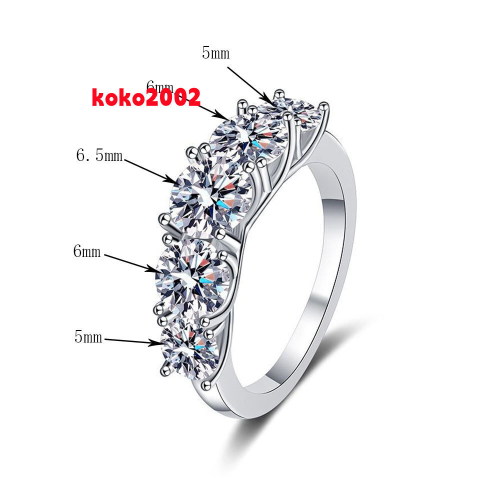 S925 Sterling Silver Plated 18K Gold Moissanite Diamond Ring Inlay 36ct Dcolor VVS Moissanite Fashionable Luxury Ring