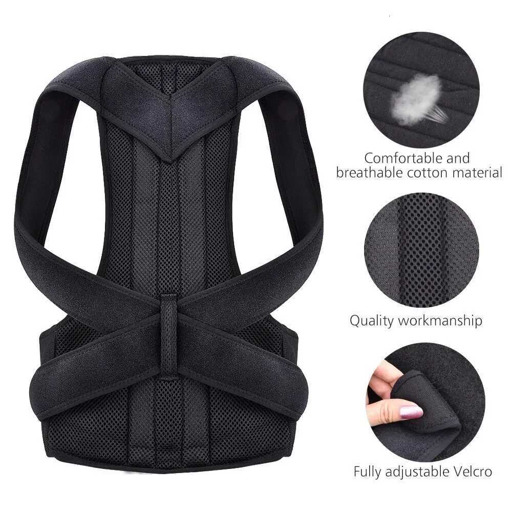 Adjustable Back Posture Corrector With Breathable Shoulder And Waist Support Straps For Boys And Girls To Relieve Back Pain1 D251022
