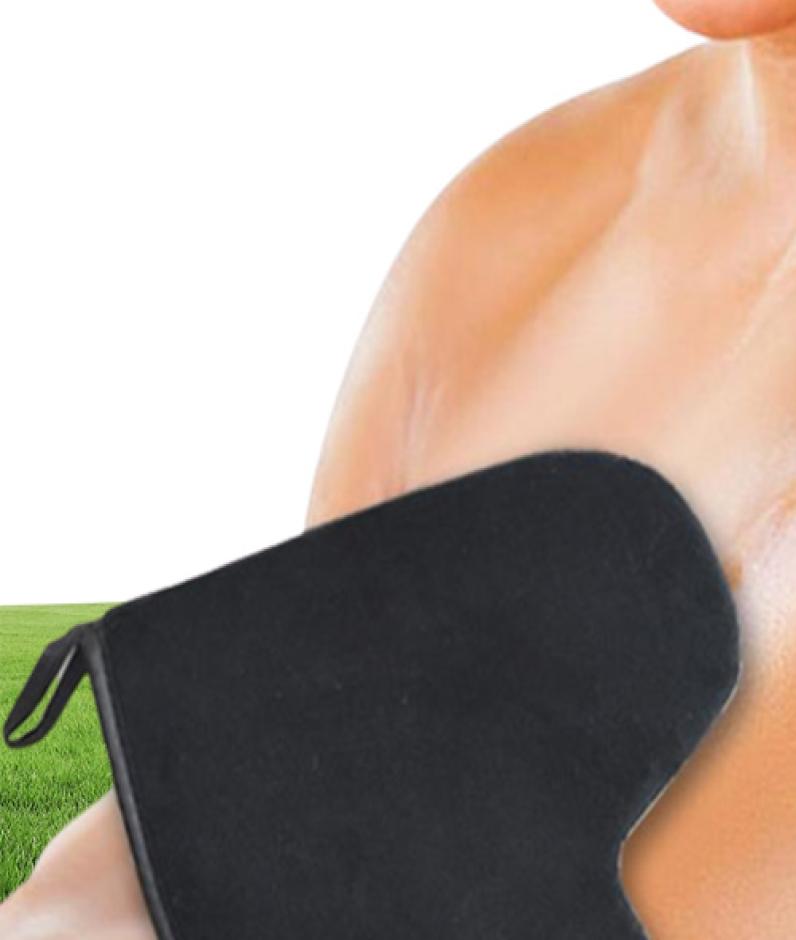 Bath Sponges 100pcs Velvet Self Tanner Sunless Selfs Tanning Applicator Mitt Glove Lotion Spray Mousse Tanners SN26607897540