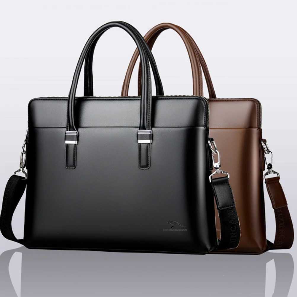 Shoulder Messenger Bag Black for Men Laptop Briefcase Bags Mens Office Business Tote W251022