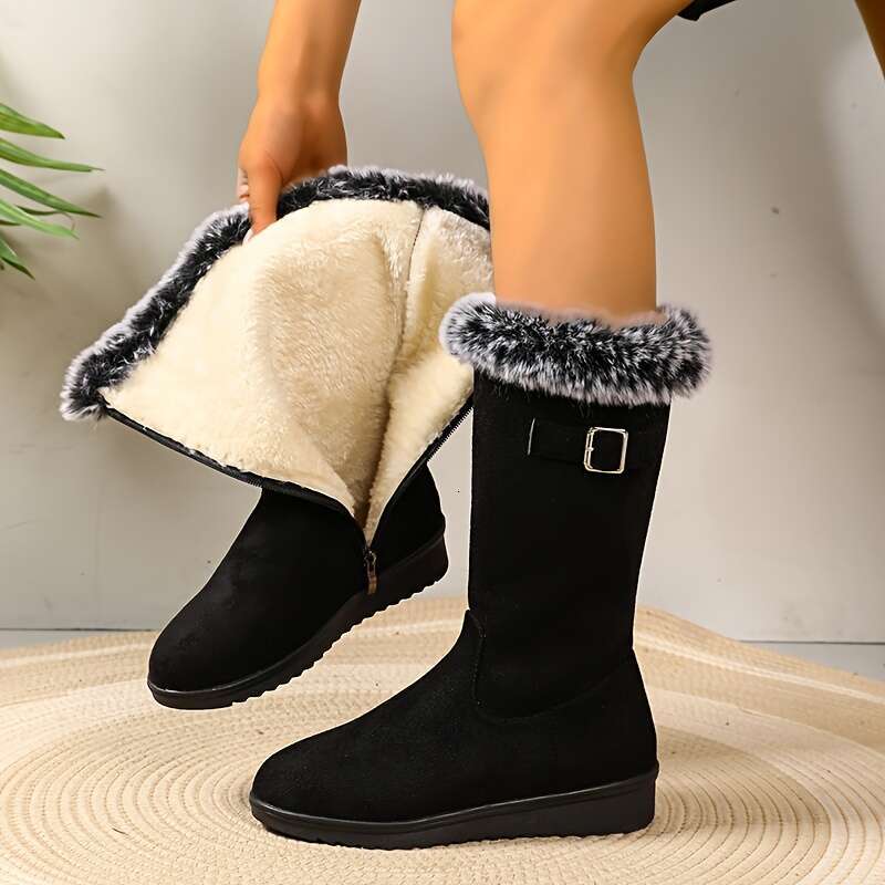 New Fashionable And Warm Long Boots, Available In 3 Colors.
