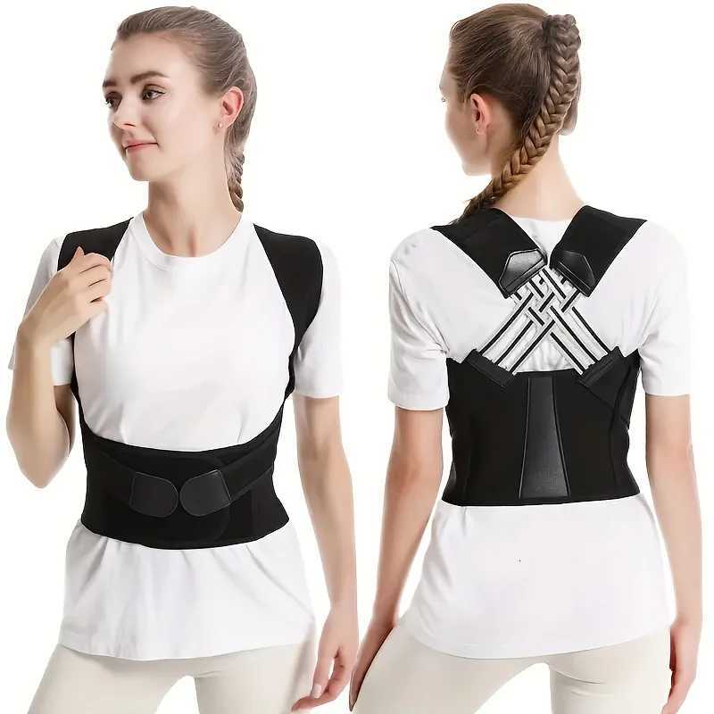Dropshipping Stock Adjustable Back Posture Corrector Belt Women Men Prevent Slouching Relieve Pain Posture Corrector D251022