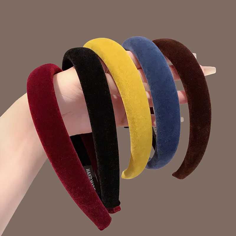 2026 Simple Velvet Winter Hairbands Headband Women Girls Scrunchie Hair Head Hoop Bands Accessories Headdress Headwear Ornament V251022