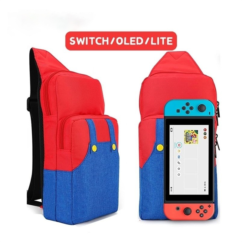 Nintendo Switch Crossbody Bag Oled Game Console Protective Case Travel Suitcase Shoulder Storage Console Base Game Accessories Shoulder Bag