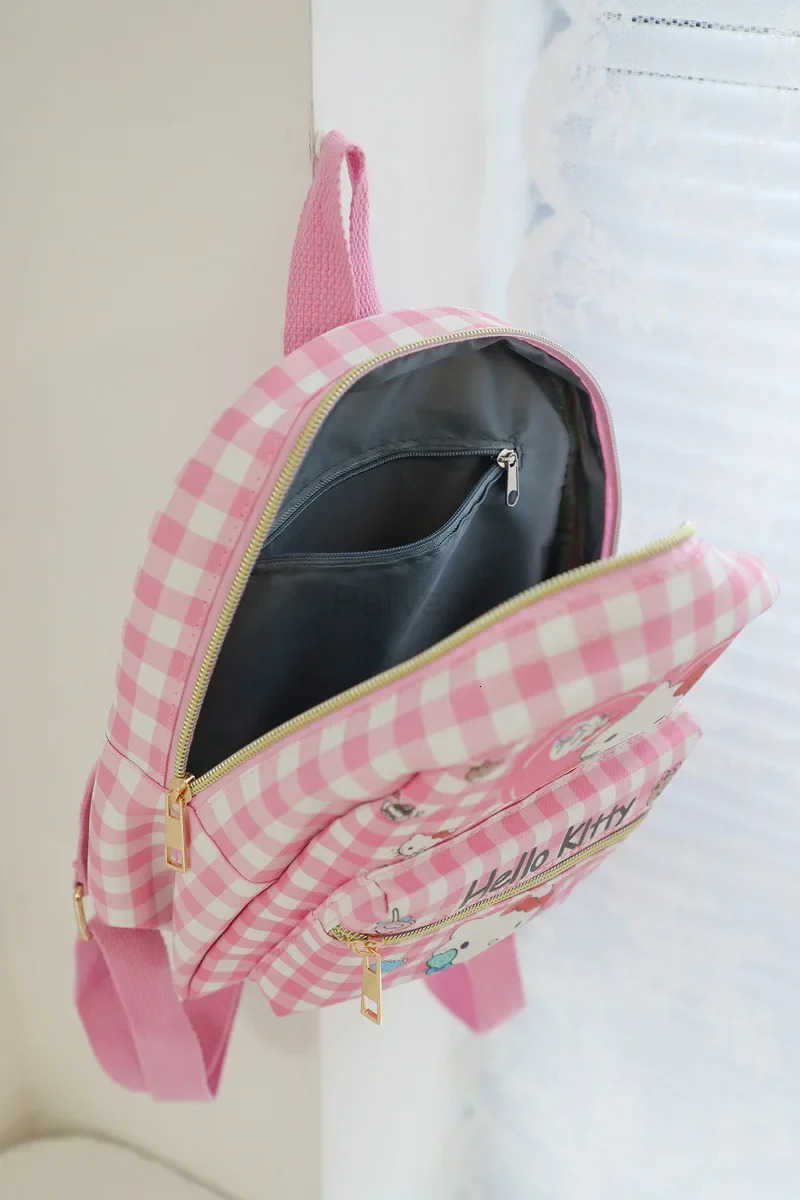 Sanrio Anime Melody Kuromi Cinnamoroll Children Hello Kitty Backpack Schoolbag Birthday Gift Backpacks For Children Kawaii Bags L251022