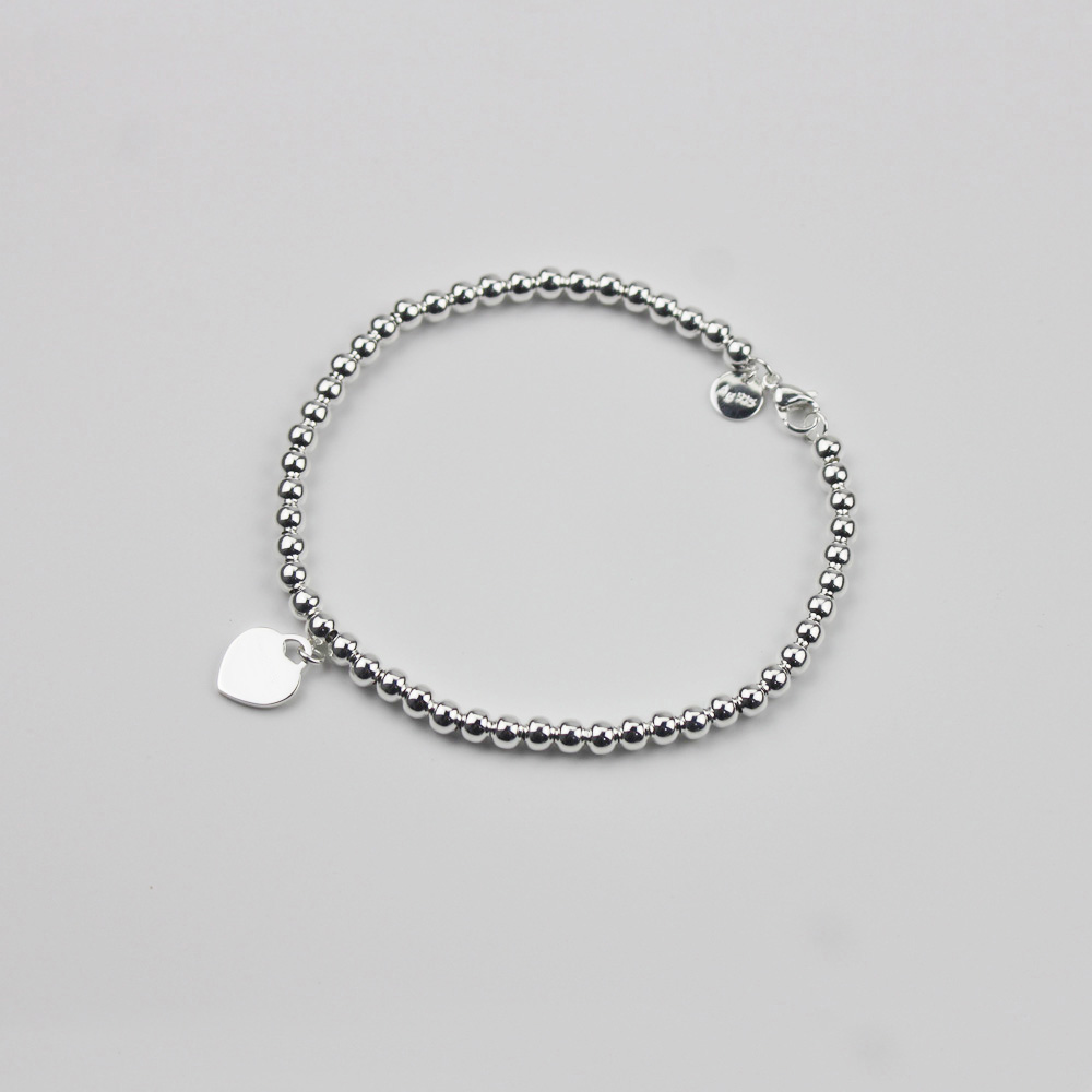 Bracelets de charme 925 Love Heart Designer Bracelet Sier Bracelet Plaqué Petite amie Souvenir Lady Cadeau Fashion Charm Designer Bijoux 2024 Mis