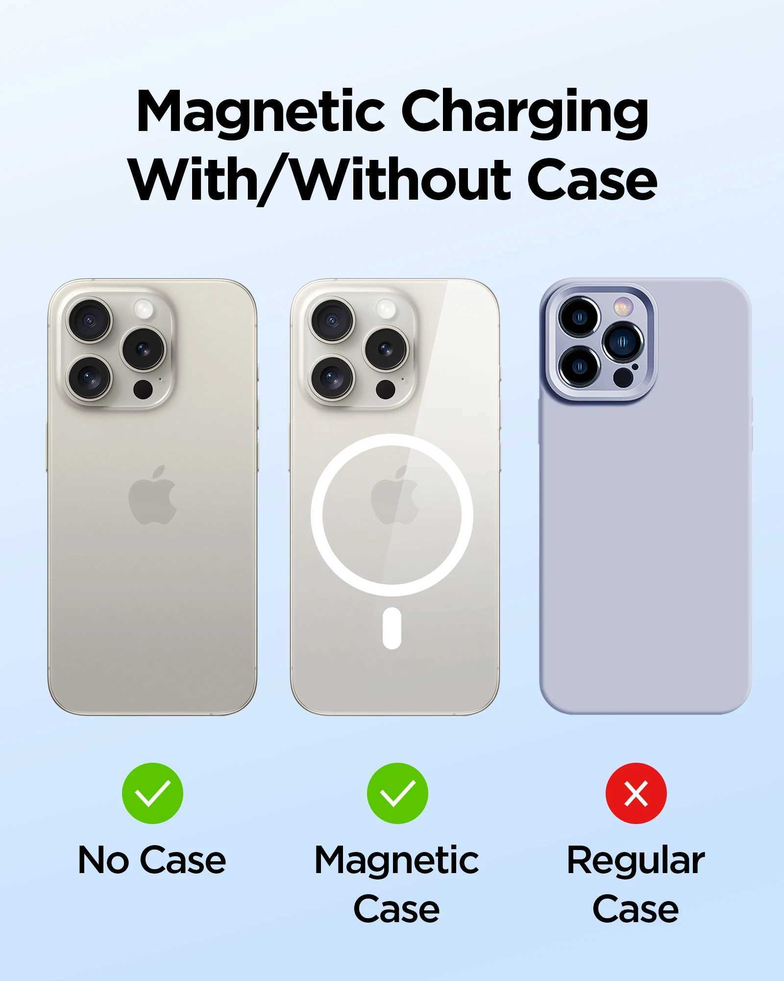 PISEN Magnetic Wireless Power Bank with Built in Stand Compatible 30W USB C Fast Charging for iPhone J251114