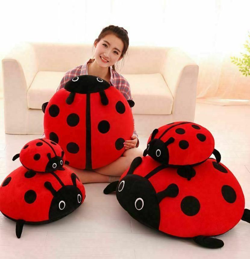 Beetle Psh Toy Ladybug Doll Creative Stuffed Animal pillow Cushion Gift8916720