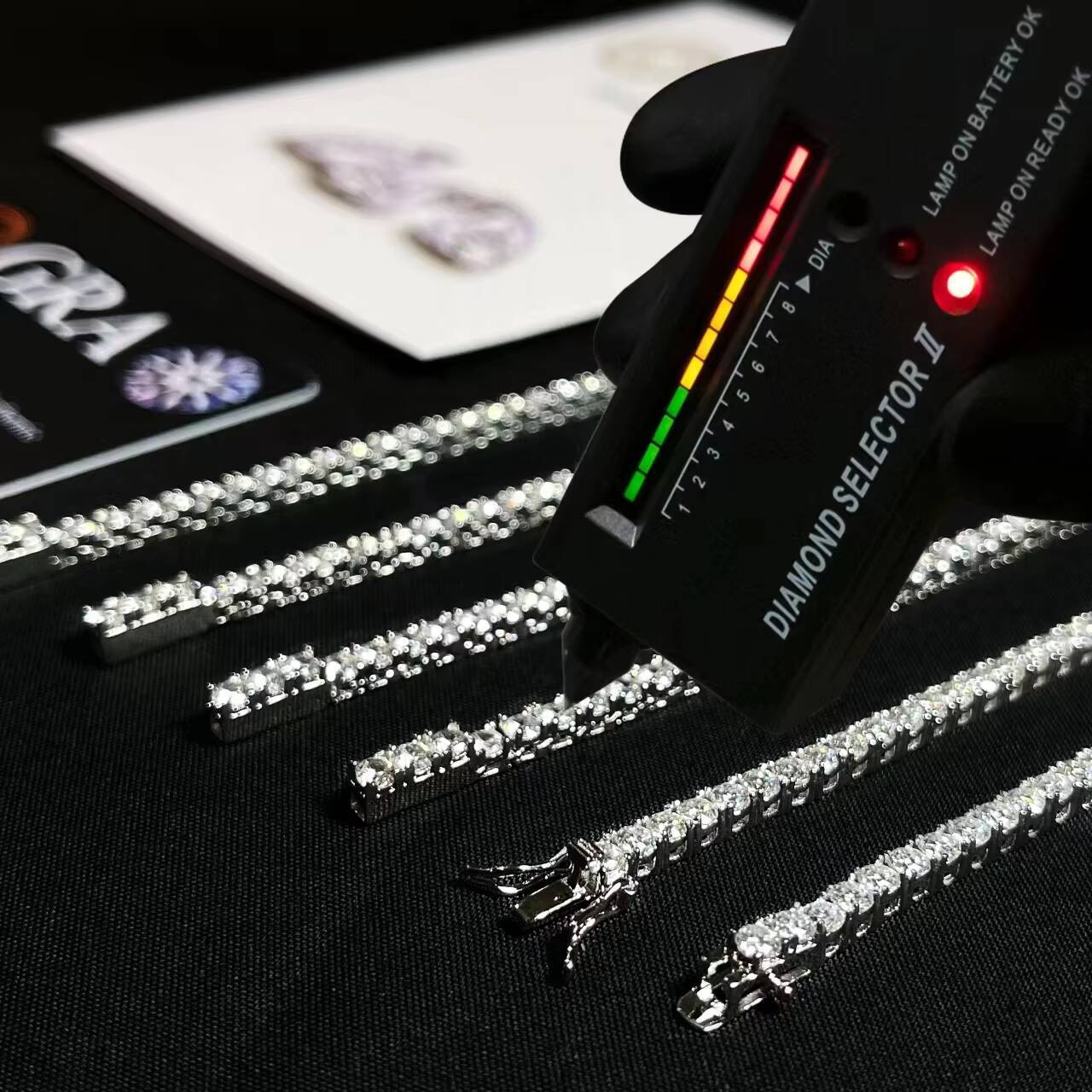 Fine Jewelry Hip Hop 925 Sterling Silver VVS Moissanite Diamond Cluster Iced Out Tennis Chain Bracelet Necklace for Men Women