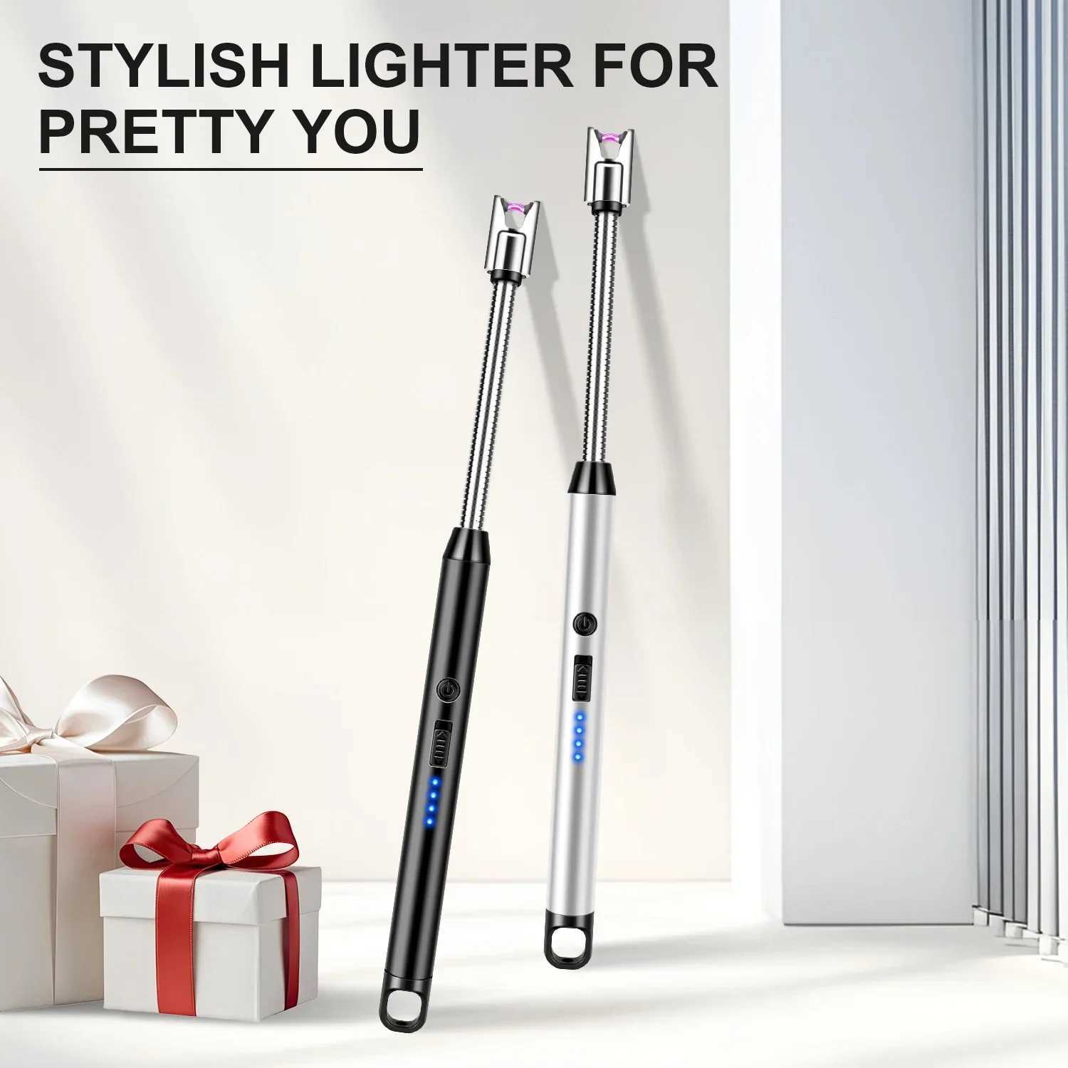 LCFUN Wind Energy Defensive Motor Rechargeable Light for LED Screen 2 Lit Packaging Smoking Accessories Lighters Smoking C251022