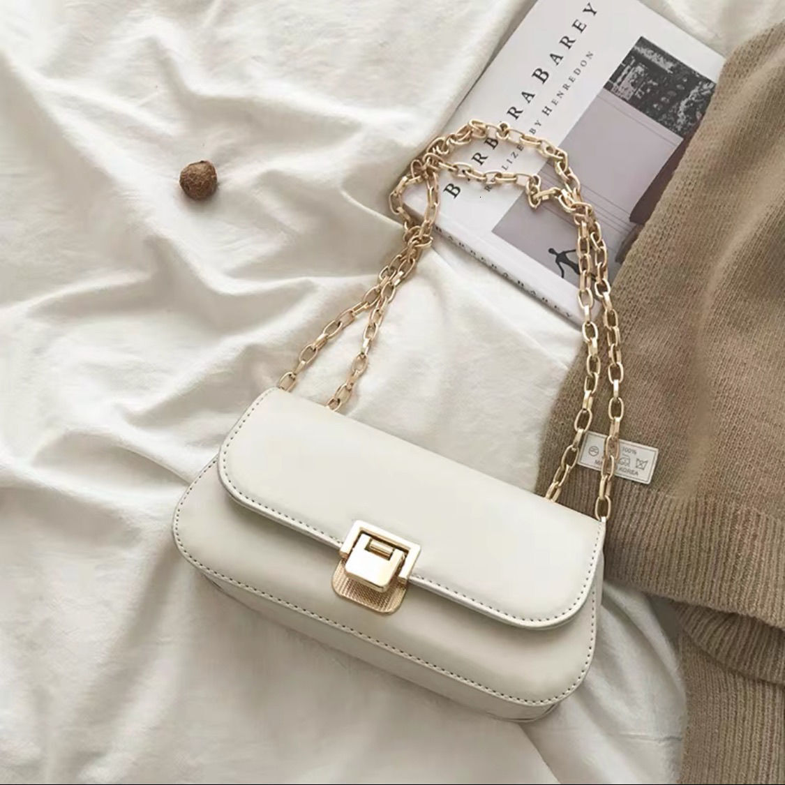 Luxury Brand Designer Bag French Niche Bag For Women 2025 Trendy Underarm Bag High-End Fashion Chain Bag Versatile Crossbody Bag