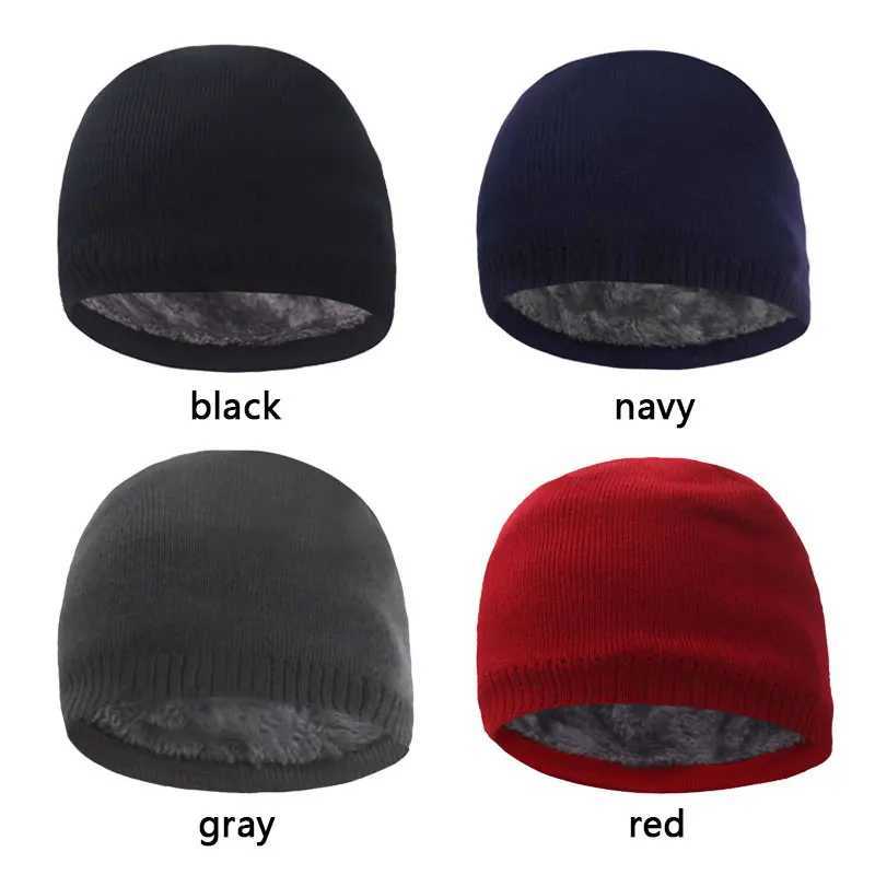 Skullies Beanies Men Knitted Hat Winter Hats For Women Caps Mens Winter Beanie Gorro Warm Thick Fur Bonnet Homme Skull Hat Cap J251022