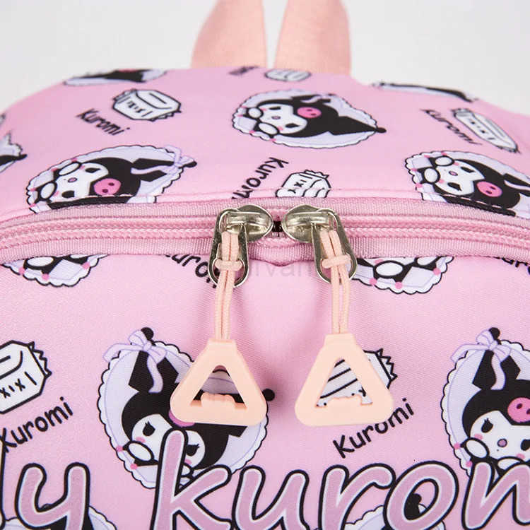 Sanrio Hello Kitty 4pcs Backpack Cartoon Cute Kuromi Melody Student Backpack Toy Pencil Case Wallet Set Casual Outdoor Bag Gift L251022