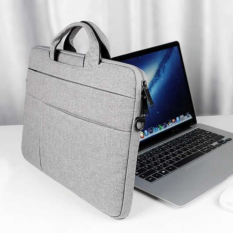 Waterresistant Universal Laptop Bag Sleeve 11 12 13 14 15 156 inch Notebook for Macbook Computer Handbag Briefcase Travel Bag W251022