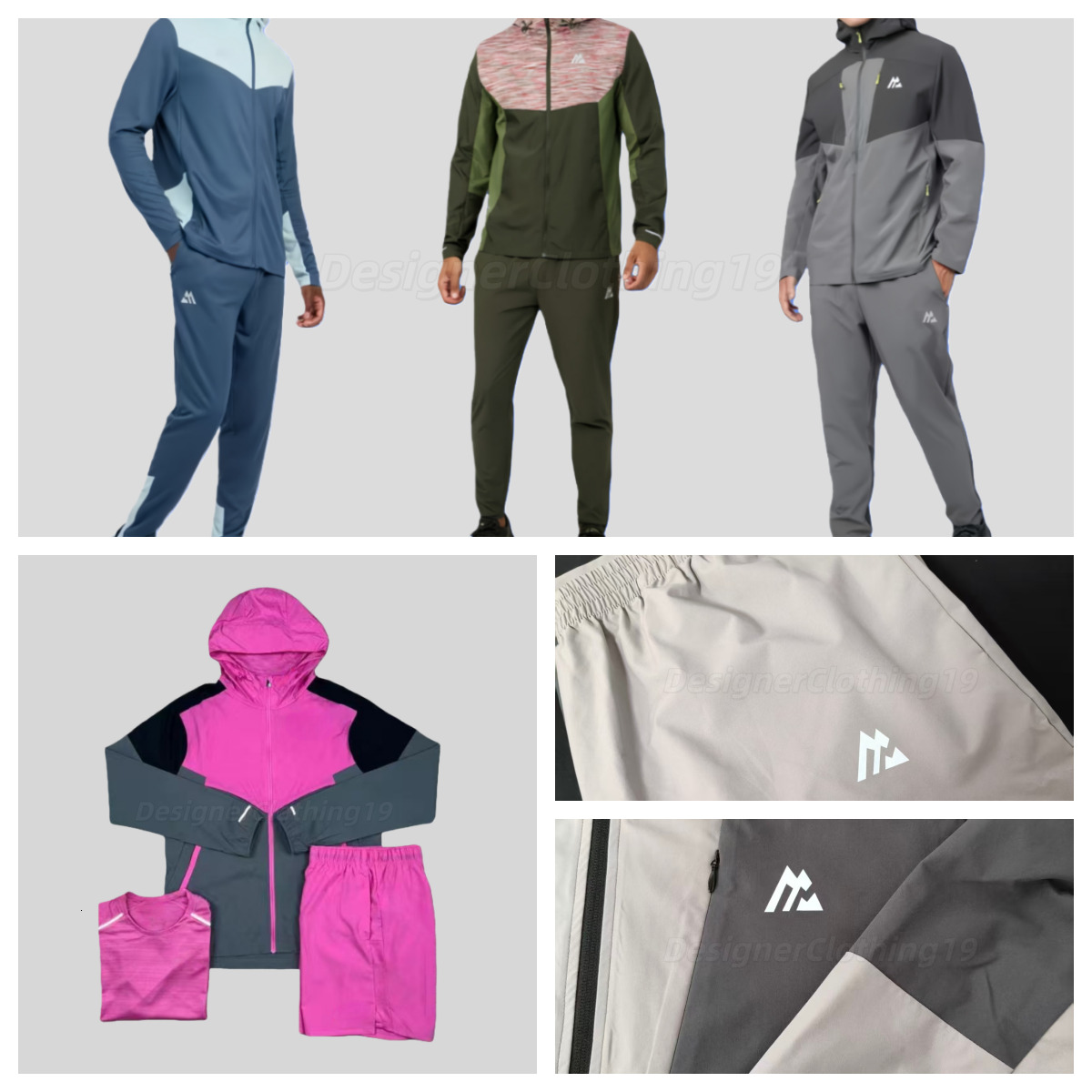 High quality NEW Style Comfort monterex tracksuit Latest model tech 3-piece set designer montirexs Tracksuit sport fiess jogging suits quick sportswear sweatpant