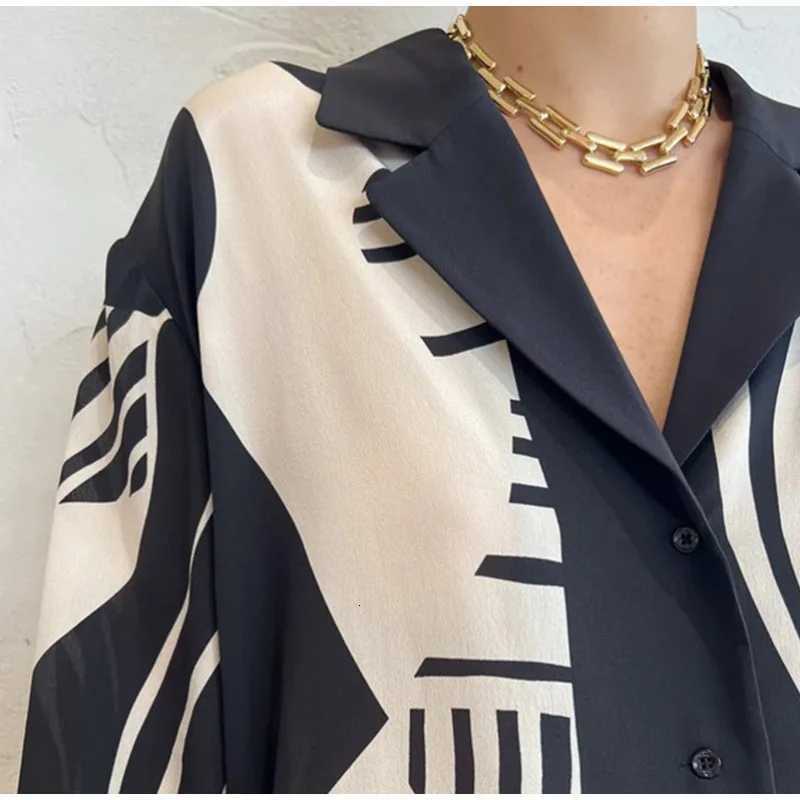 Long Pant Sets Autumn New Long Sleeve Shirt Loose Print Casual 2 Piece Sets Women Outfit Ladies Two Piece Set For Women OfficeT251022