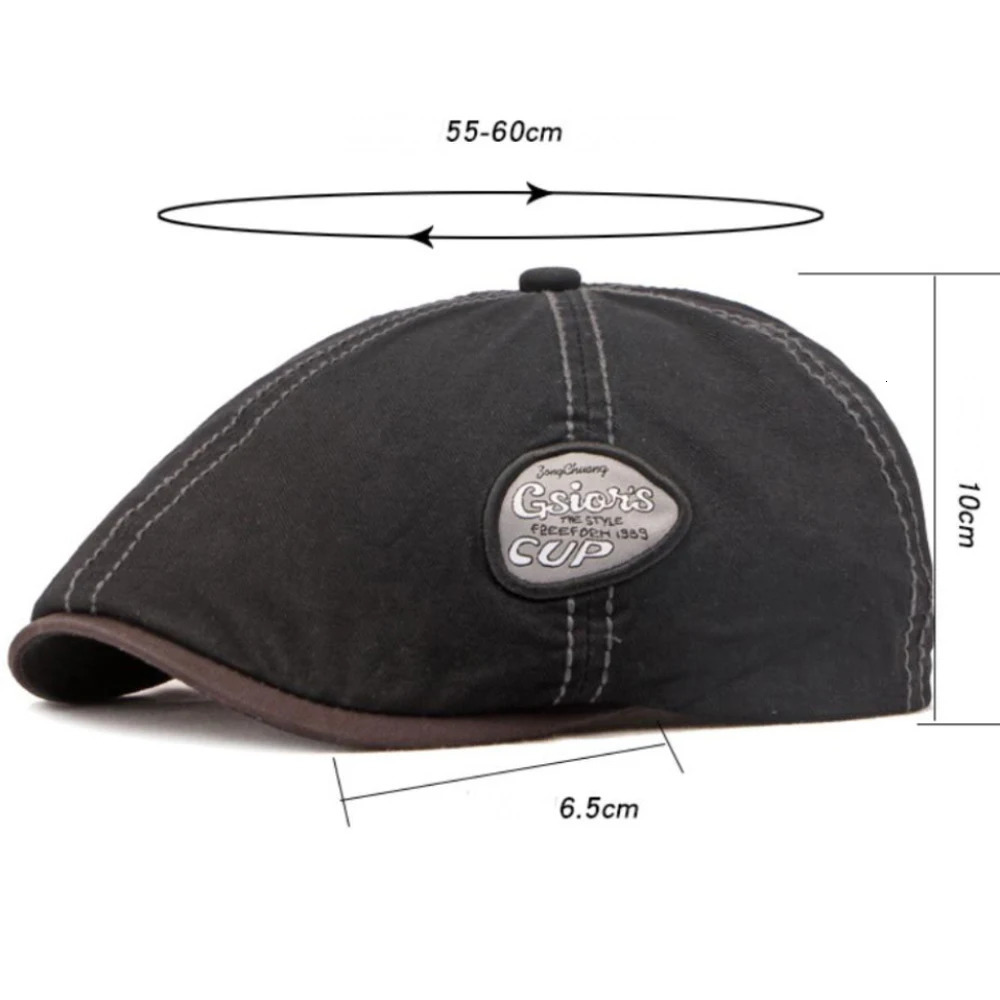 HT61 Beret Cap Men Women Spring Summer Sun Hat Octagonal Vintage Adjustable Ivy Flat Male Female Berets 251008