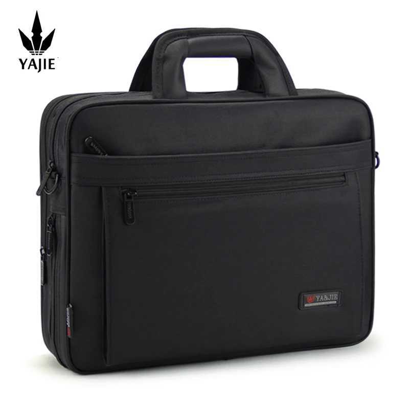 Large capacity briefcase bag Business men 14 Inch 156 inches Laptop Notebook Bag canvas Handbags Shoulder Mens Office Bags W251022