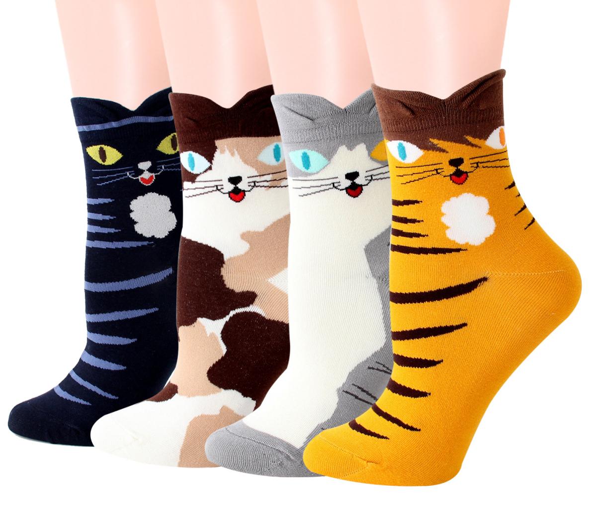 Autumn and Winter New Cat Cute Cotton Socks Casual Adult Socks Large Female2511642