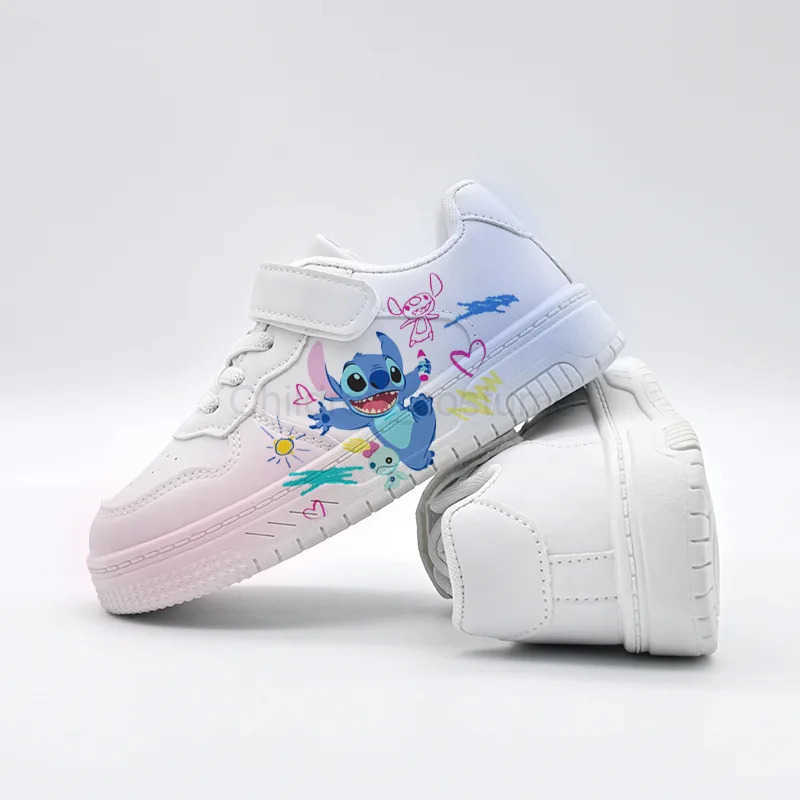 Disney Stitch Tennis Shoes Kawaii Stitch Kids Sport Shoes Children Casual Sneakers Anime Lilo Stitch Basket Shoes Size 2635 H251022