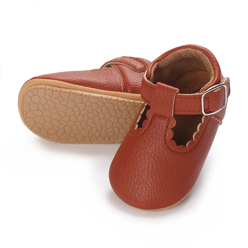 Offtheshelf baby shoes children girls and boys sports toddler nonslip softsoled PU leather for 018 months 251022