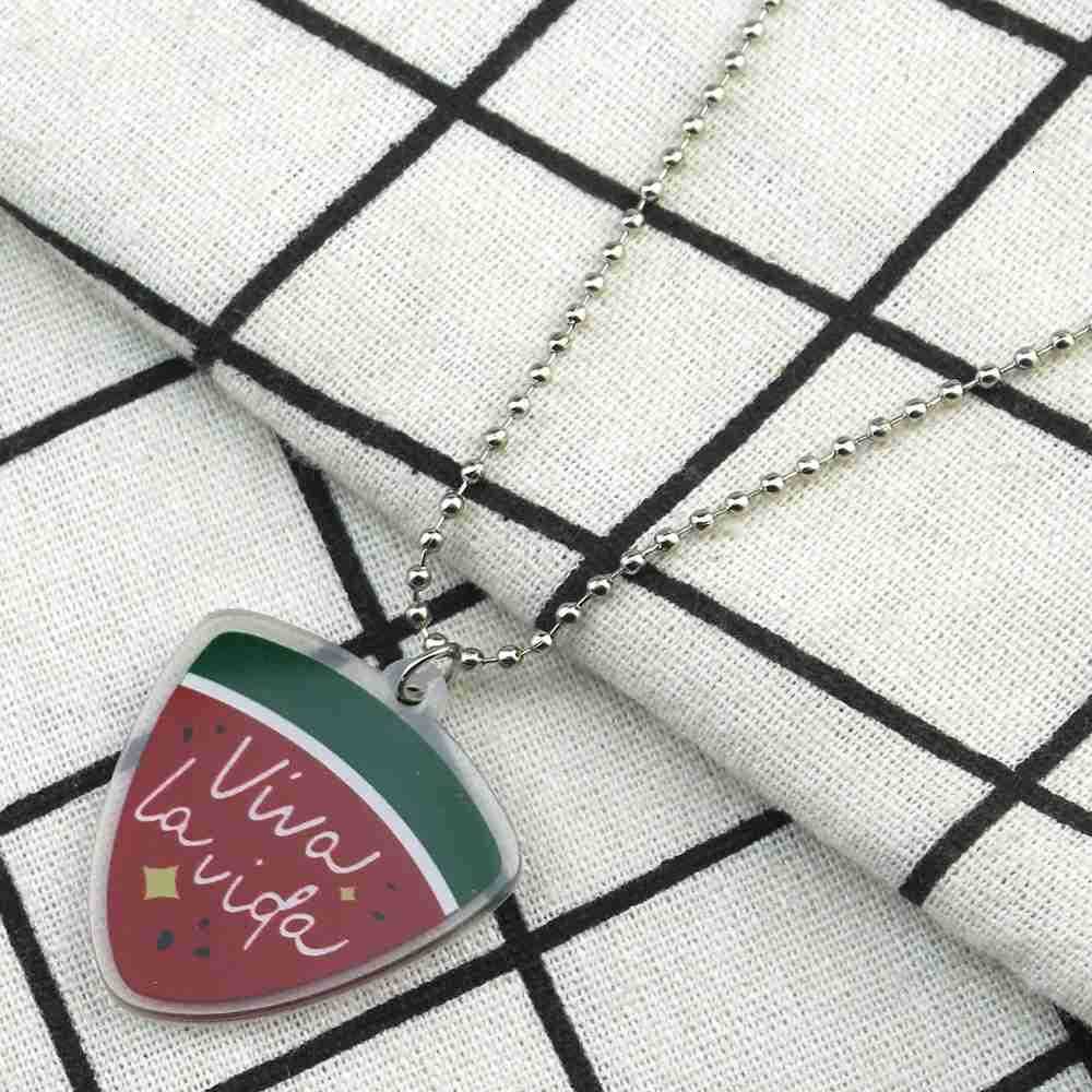 Shining Watermelon Necklace Korean Ryeo Un Choker Woman Fashion Long Live Life Cartoon Chain Alloy Cosplay Collier Friends Gift U251022