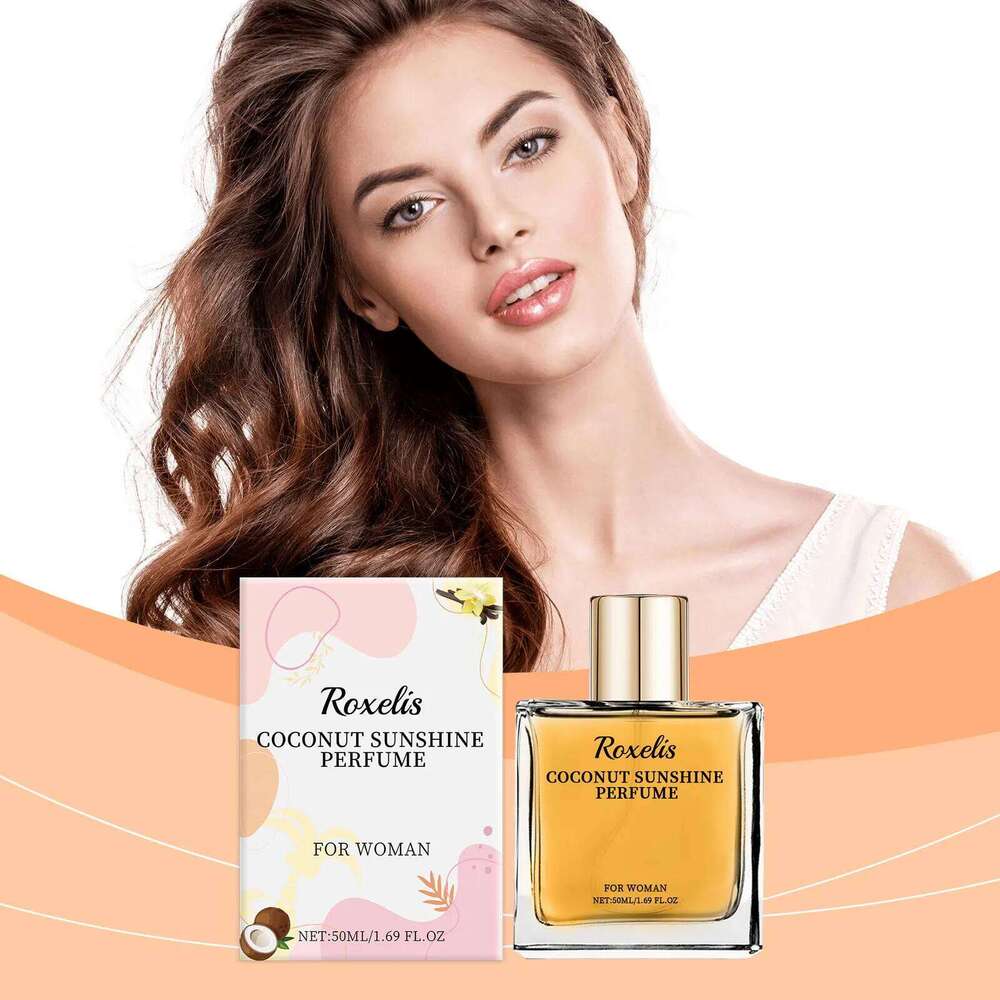 Roxelis Vanilla Coconut Light Lasting Elegant Charming Women Fragrance Convenient Fresh Perfume