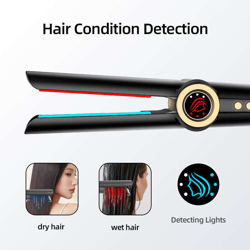 Famous Brand Designer New Brushless Motor High Speed Power Hot Air Comb Straightener Hair Dryer Dual Use Dry And Wet Constant Temperature Multi Functi