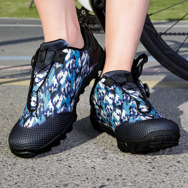 Men's Cycling Shoes Sneakers Trainers - Outdoor Professional, Non Slip, Wear Resistant, Breathable for Cycling