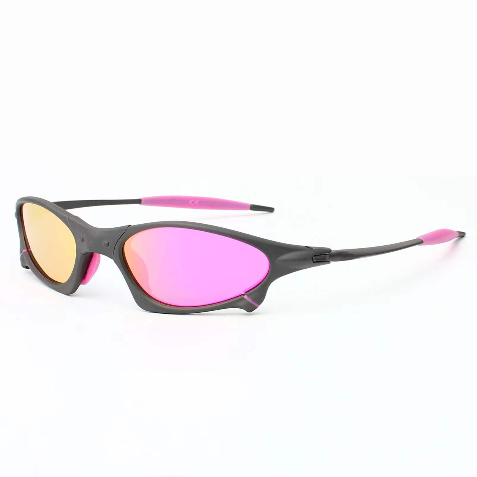 European and American zinc alloy polarized sunglasses for men and women, trendy outdoor sports, cycling, driving sunglasses