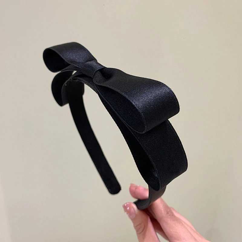 Lystrfac Korean Fabric Double Bow Headband for Women New Fashion Simple Hair Wash Hairband Ladies Headwear Hair Accessories V251022