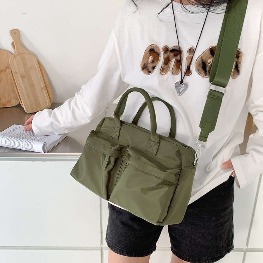 Spring Summer Casual Crossbody For Women Nylon Simple Large Capacity Handbag Commuting New Style Ladies Shoulder Bag B5