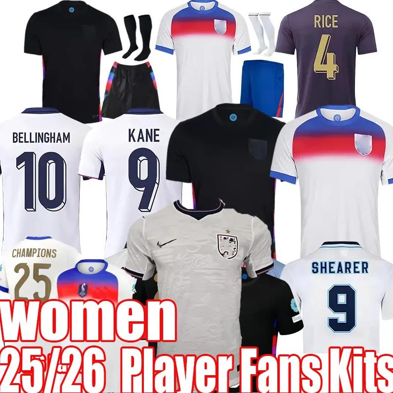 2025 2026 englands football shirt Bellingham PALMER Foden MAINOO 25 26 kane rice saka Soccer Jerseys Home Away camisa de futebol adult Men Kids kit uniform fans player