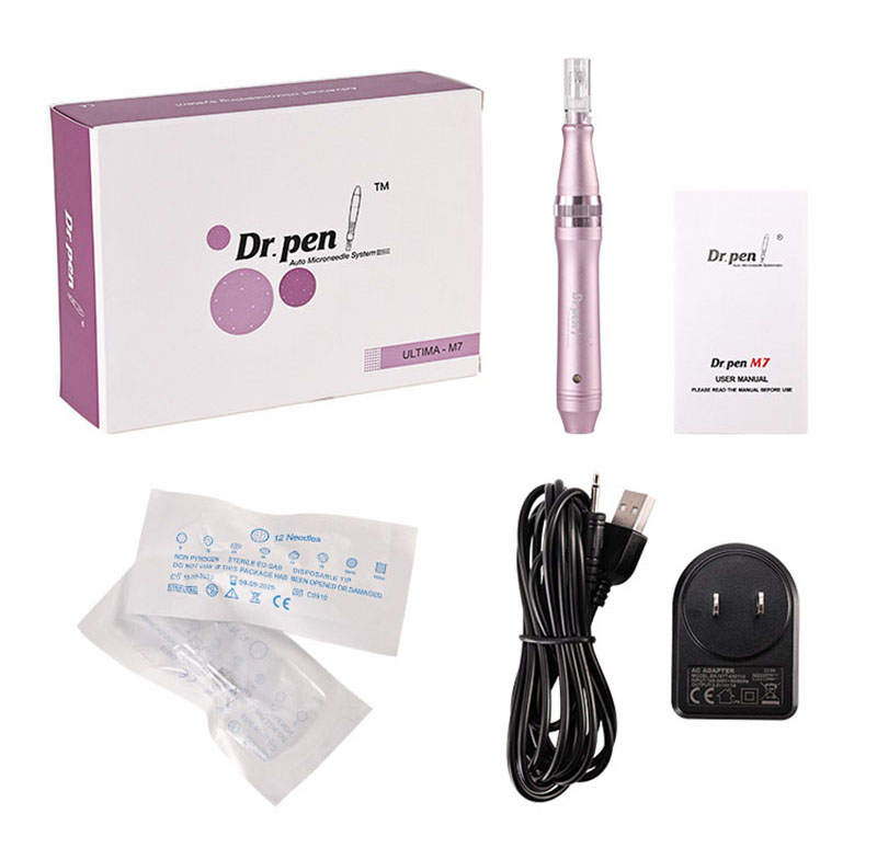 Dr.Pen Original M7 Electric Derma Pen With 2pcs Needles 12Pins Cartridges Professional Microneedling Machine Dr Pen Meso Tattoo Microblading MTS