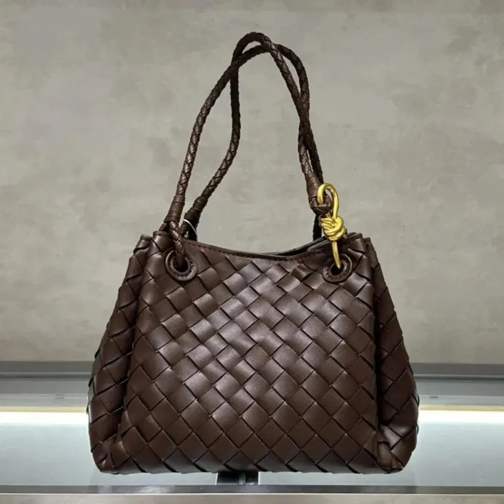 Weave Shoulder Toe Designer Inrecciao Leaher qualiy Crossbody Bag Large Hop Handbag Purses Magneic Closure Two Top Handles Inernal Removable Zipper e18